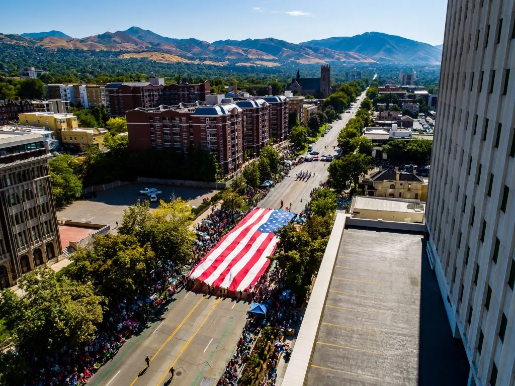 Follow the Flag Days of '47 Parade