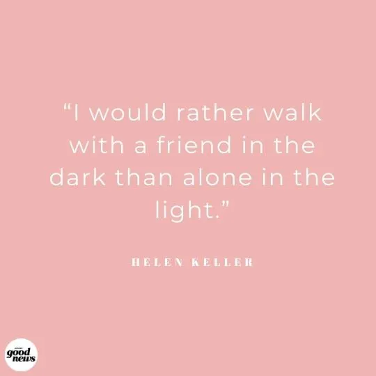 friendship quote helen keller